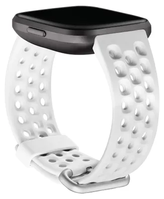 Image de Bracelet de sport en silicone blanc petit format pour Fitbit Versa 2 B07VVM4HV1