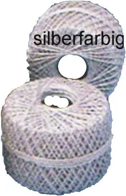 Produktbild von Silberne Kordel, 2 mm, 20 m lang
