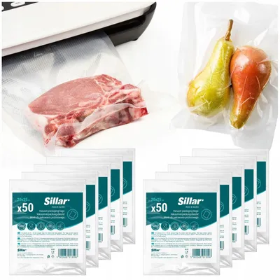 Obrázok produktu pre 500× vákuové vrecká 20×25 cm – bez BPA, štruktúrované, pre vákuové zariadenia