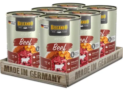 Image de Belcando Holistic Beef 6x 400 g- Nourriture humide pour chiens avec superfoods