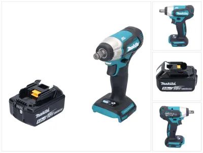Zdjęcie produktu dla Makita DTW 181 T1 akumulatorowy klucz udarowy 18 V 210 Nm 1/2" bezszczotkowy + 1x akumulator 5,0 Ah - bez ładowarki