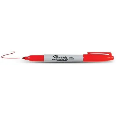 Immagine prodotto di Sharpie Fine Point marcatore permanente Punta sottile Rosso