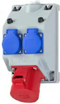 Immagine prodotto di Elso Combinazione di prese a muro, CEE 32A 5p, 2x SSD nat, IP44, 1 pz.