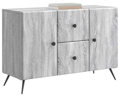 Obrázek produktu pro Servírovací skříň se zásuvkou Šedá sonoma 89 x 34,5 x 60 cm