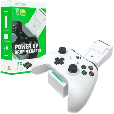Obrázek produktu pro Dvojitá nabíjecí stanice + 2 baterie + napájecí adaptér pro ovladač Xbox ONE