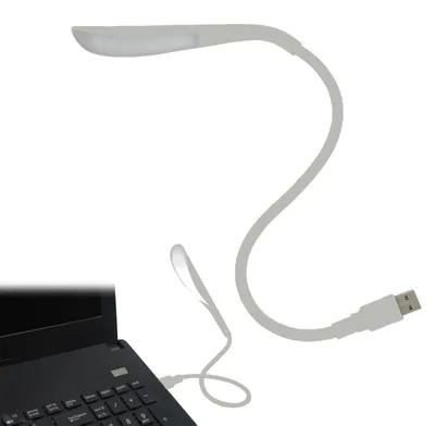 Obrázek produktu pro Stmívatelná USB lampa pro notebook, LED světlo pro počítač, stolní lampa s USB kabelem