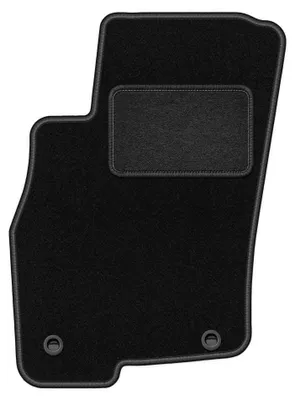 Immagine prodotto di Tappetino guidatore in moquette per Fiat Grande Punto 2005-2009 (hatchback) – 1 pezzo, nero, su misura – Wielganizator LUX
