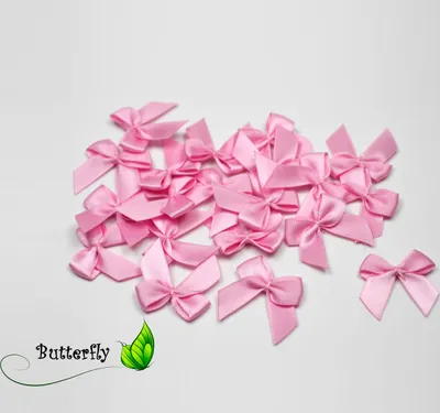 Produktbild von Satinschleifen 25mm, 20 Stück, Farbe:rosa 148