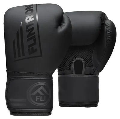 Immagine prodotto di Guantoni da boxe Guanti da boxe in Pelle finta - Nero - Per boxe, MMA e Muay Thai