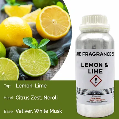 Image de Huile essentielle pure de citron et de citron vert - 500 ml