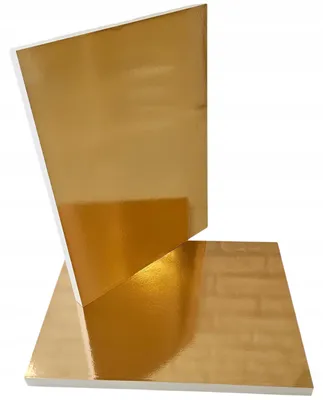 Produktbild von mako Tortenunterlage STYRODUR Rechteck Gold 30x40 cm