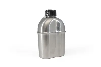 Produktbild von Origin Outdoors Edelstahl Feldflasche 1,2 L mit Becher 0,8 L