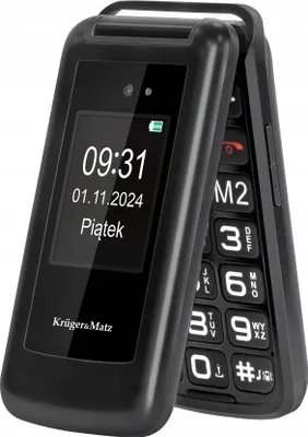 Produktbild von Kruger&Matz Simple 931 Seniorenhandy 4G Dual-SIM, 4 MB RAM, Schwarz