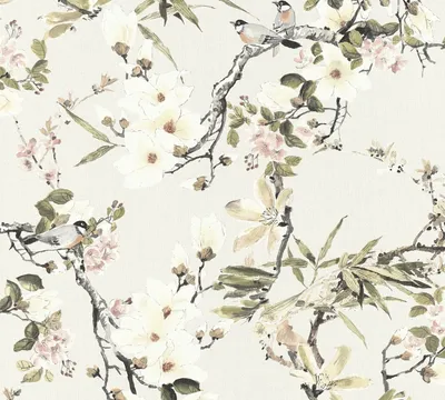 Produktbild von Michalsky Living Blumentapete Dream Again florale Tapete Vliestapete beige grün grau rosa 10,05 m x 0,53 m