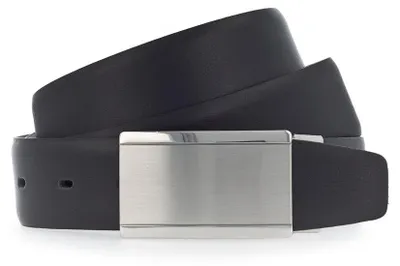 Produktbild von Vanzetti Leder Gürtel Dresscode: Business 35mm Cambered Belt W115 Black schwarz