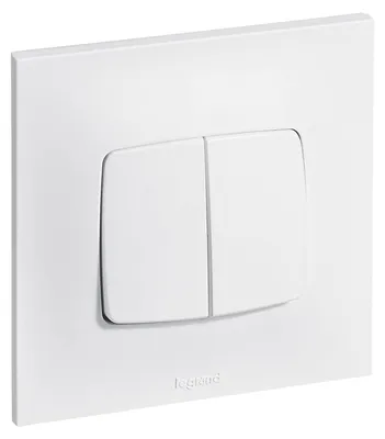 Produktbild von Legrand leg91325 Schalter/Wechselschalter, 230 V, weiß