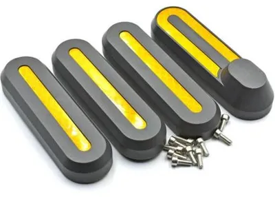 Productafbeelding van Beschermhoezen en reflectoren voor en achter, geschikt voor de Xiaomi M365 en M365 Pro scooters