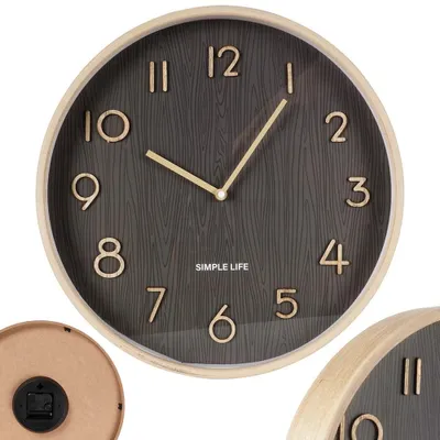 Obrázek produktu pro Vilde nástěnné hodiny pokojové hodiny šedé 38 cm