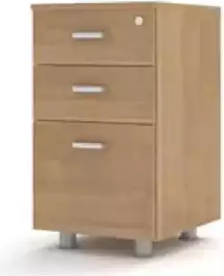 Produktbild von Braune Arbeitszimmer Holz Kommode Büro Möbel Klassischer Aktenschrank
