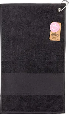Produktbild von A&R 714.50 | PRINT-Me® GOLF Tuch Baumwolle - 30 x 50 cm - Farbe: Black - Größe: 30 x 50 cm