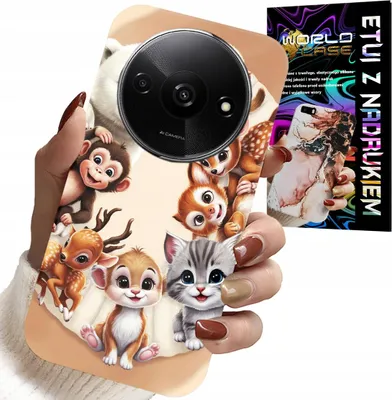 Zdjęcie produktu dla Etui Do Xiaomi Redmi A3 - Plecki Dla Dzieci W Zwierzęta Leśne Case