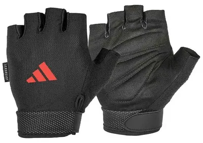 Produktbild von Adidas Essential Adjustable Gloves - Red/L