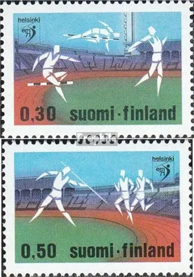 Produktbild von Briefmarken Finnland 1971 Mi 693-694 (kompl.Ausg.) postfrisch Leichtathletik-EM