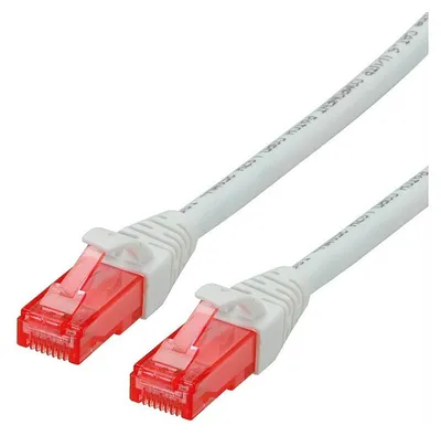 Zdjęcie produktu dla ROLINE 21.15.2561, 1 m, Cat6, U/UTP (UTP), RJ-45, RJ-45, Biały