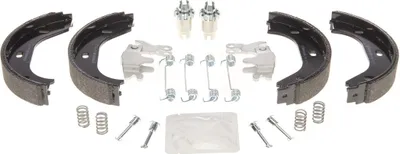 Produktbild von BOSCH Bremsen Set Bremsbackensatz Hinten für BMW 3 Limousine (E30) 0 204 113 801