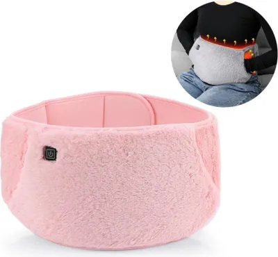 Produktbild von Heizkissen in Pink - Wärmekissen für Bauch, Rücken und Taille zur Linderung von Unterleibsschmerzen und Entspannung