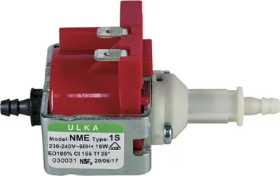 Produktbild von Ulka NME1S Elektropumpe Wasserpumpe Pumpe Druckgerätepumpe Schwingkolbenpumpe 230 Volt 16 Watt Universal Kaffeeautomat Kaffeemaschine