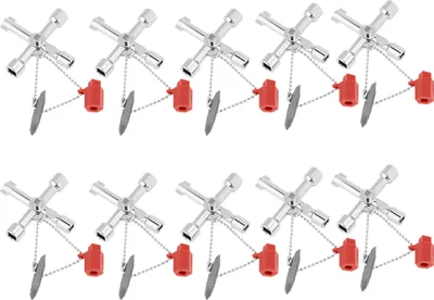 Produktbild von Kreuzschlüsselschlüssel, explosionssicher 10pcs Universal Schrankrost für Auto