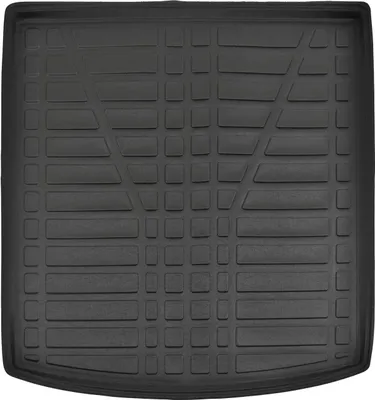 Image de Tapis De Coffre Sur Mesure Pour Audi A4 B8 2008-2015 Kombi, Noir, Antidérapant, Bord Haut, Toutes Saisons