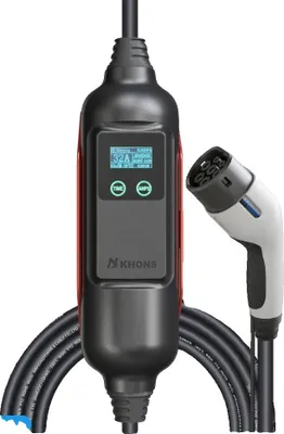 Immagine prodotto di Caricabatterie per veicoli elettrici, spina di tipo 2, resistente alle intemperie IP65, adattatore 22KW e 32A, TYPE2-c