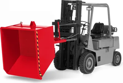 Produktbild von RR Industrietechnik Spänekipper Typ RUK-S 1330x1570x980mm 1500dm³ RAL 3000 Feuerrot