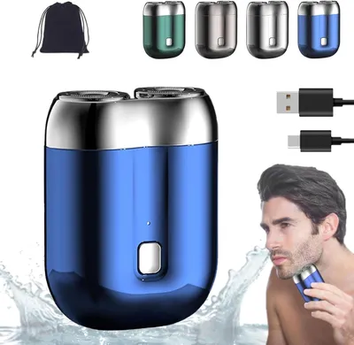 Productafbeelding van Draagbaar USB Mini Scheerapparaat - Waterdicht & Oplaadbaar
