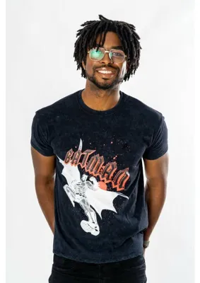 Produktbild von Batman T-Shirt Rock Acid Wash Größe XXL