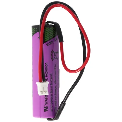 Produktbild von Ersatzbatterie passend für die Testo Datenlogger 175-T1 Batterie mit Kabel und Stecker