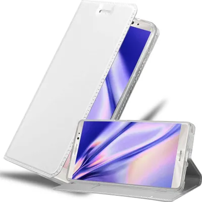 Obrázek produktu pro Cadorabo Pouzdro na mobilní telefon pro Huawei MATE 8 Protective Case in Silver Cover Etui Book Case Booklet