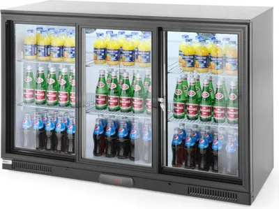 Zdjęcie produktu dla Hendi 235836, Lodówka barowa, Wolnostojący, Aluminium, Chrom, Chrom, CE, RoHS, 303 l