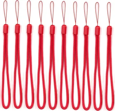 Produktbild von 20pcs Lanyard mit Handschlaufe für Handy, USB-Stick, MP3, MP4, Mini-Kamera- Rot