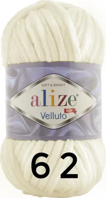 Produktbild von Alize Velluto, 100g/68m 62 light cream