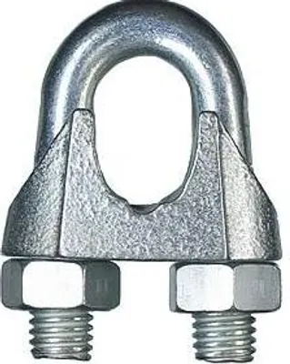 Produktbild von Seilklemme DIN 741, 10x42mm M8, A4 - Edelstahl - Packung mit 1 Stück