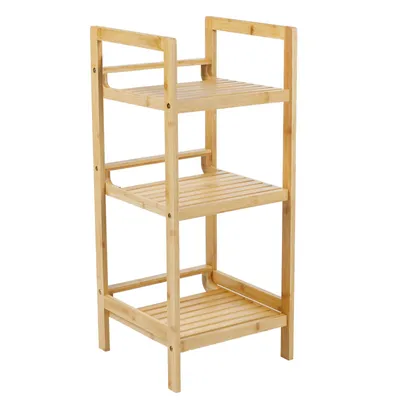 Produktbild von Bambus Badregal mit  Maße: ca. 30 x 30 x 70cm