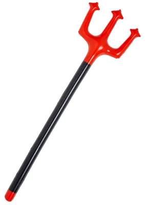 Immagine prodotto di Tridente gonfiabile del diavolo rosso-nero 105 cm