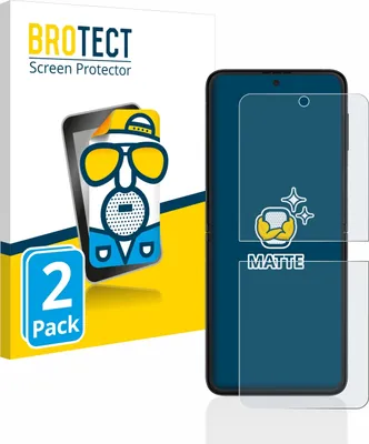 Produktbild von 2x BROTECT Schutzfolie für Samsung Galaxy Z Flip 3 5G Displayschutz Displayschutzfolie Folie Matt Entspiegelungsfolie