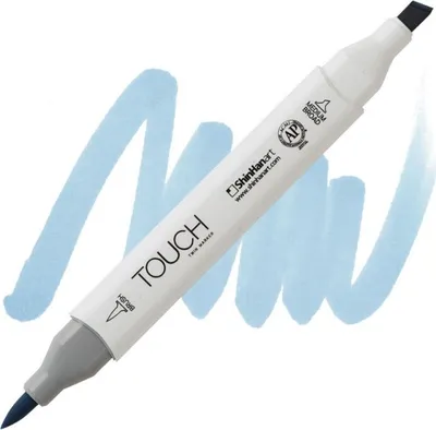 Obrázek produktu pro Lihová fixa TOUCH oboustranná Brush & Chisel, PB272 Grayish blue pale