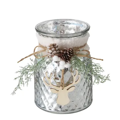 Immagine prodotto di Candeliere con decorazione natalizia WILKA, altezza 16 cm