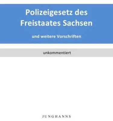 Produktbild von Polizeigesetz des Freistaates Sachsen