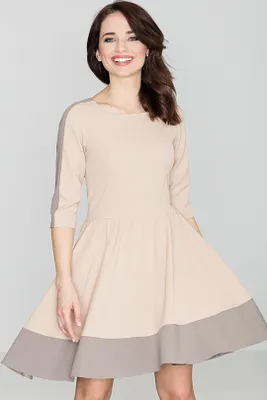 Produktbild von Lenitif Minikleid für Frauen Kadyvance K057 beige XL